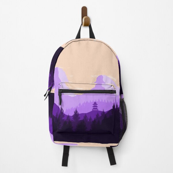 Item preview, Purple Landscape - Flat designed and sold by kirtash1.