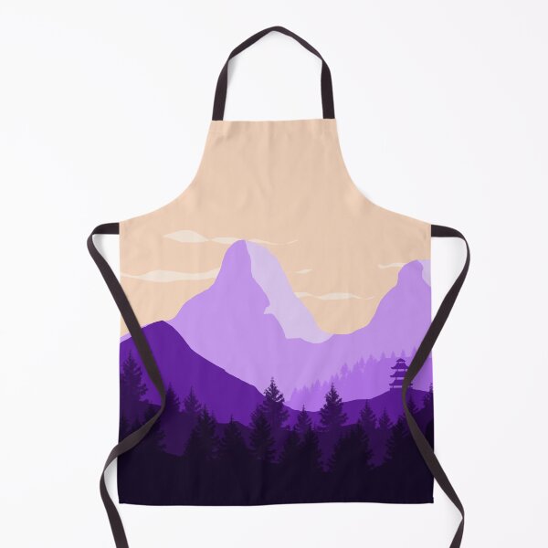 Item preview, Purple Landscape - Flat designed and sold by kirtash1.