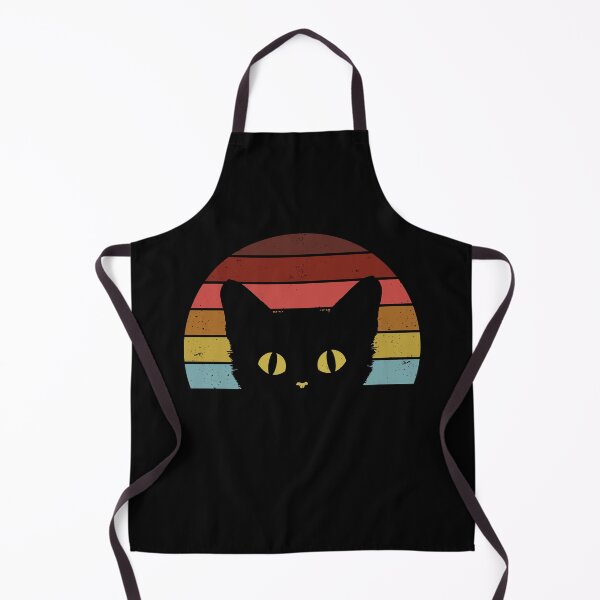 Item preview, Retro Vintage Sunset Black Cat Funny Gift designed and sold by elderberry.