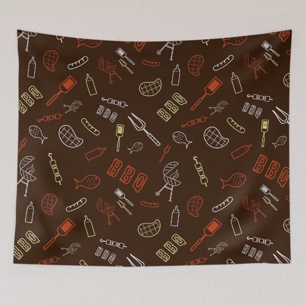 Item preview, BBQ Grillin' Out Pattern designed and sold by Foxicopter.