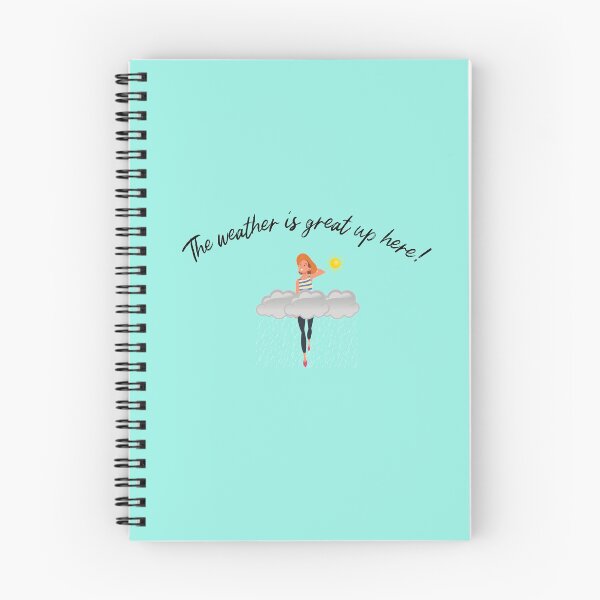 Item preview, Copy of The Weather Is Great Up Here teal designed and sold by TallOne-apparel.