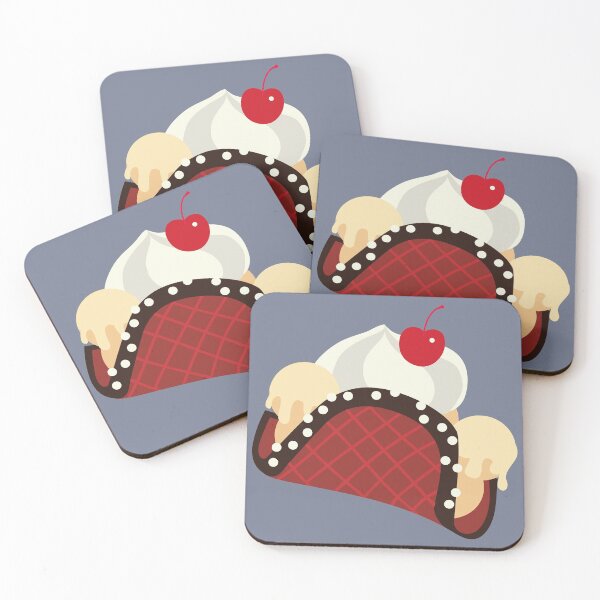 Item preview, Icecream Dessert Taco Summer Themepark Snack designed and sold by KawaiiPattern.