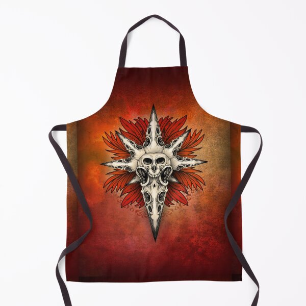 Item preview, Raven Skulls Horror Mandala designed and sold by ShaireProd.