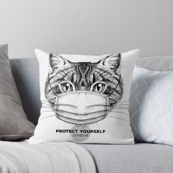 Item preview, cat with mask designed and sold by Homam-w-a.