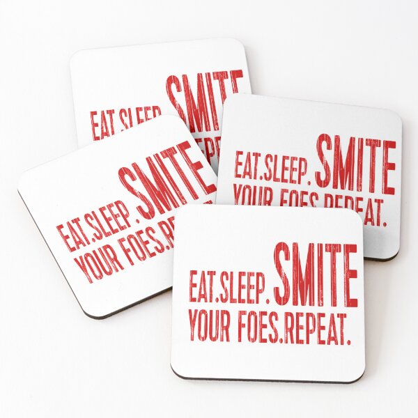 Item preview, Eat. Sleep. Smite your Foes. Repeat designed and sold by JJgamers.
