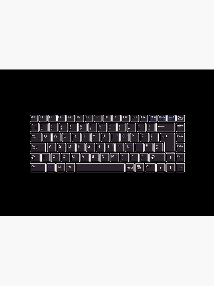TEXT. TYPING. Keyboard. Computer, Electronic. Black On Black. by TOMSREDBUBBLE