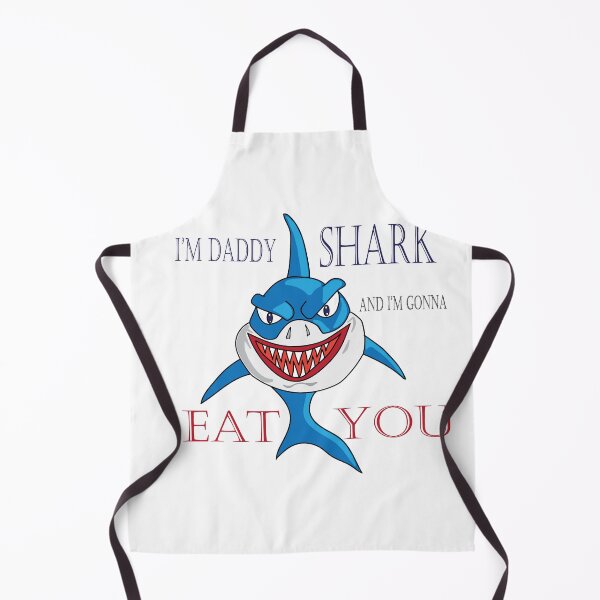 Item preview, I'm DADDY SHARK AND I M GONNA EAT YOU FUNNY SHIRT designed and sold by CleverARTsis.