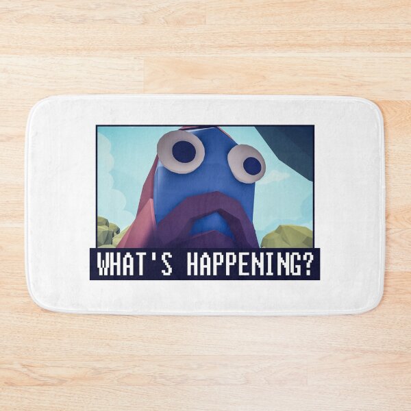 Item preview, What's happening? Totally Accurate Battle Simulator. A blue giant with surprised eyes. designed and sold by SWAPBit.