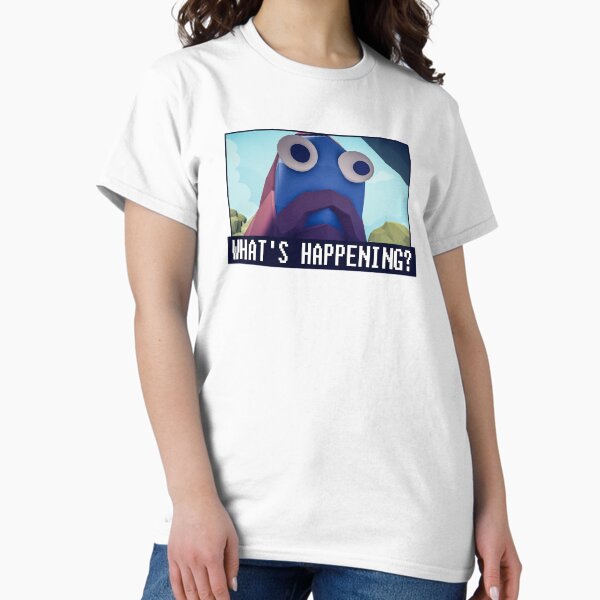 Item preview, What's happening? Totally Accurate Battle Simulator. A blue giant with surprised eyes. designed and sold by SWAPBit.