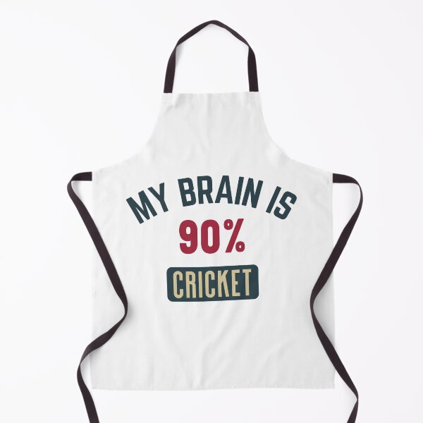 Item preview, My brain is 90% cricket (full) designed and sold by bumperapparels.