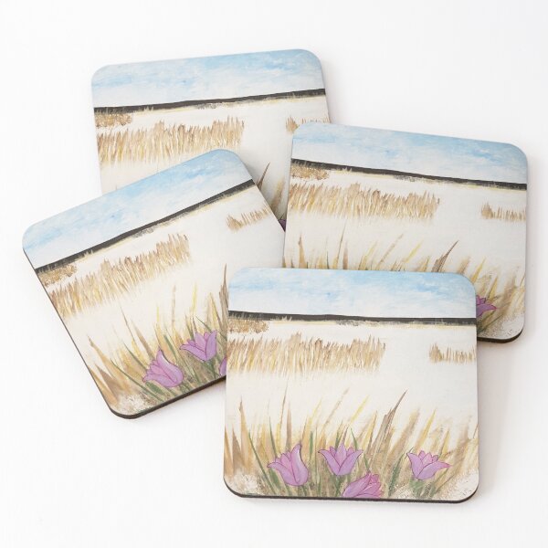 Item preview, Crocuses on a snowy Prairie designed and sold by Kim-Pratt.