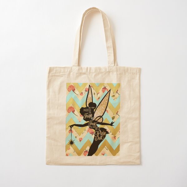 TinkerBell Canvas Shopping bag handbag tote shoulder bag new 