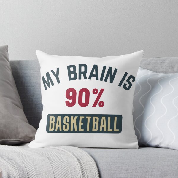 Item preview, My brain is 90% basketball (full) designed and sold by bumperapparels.