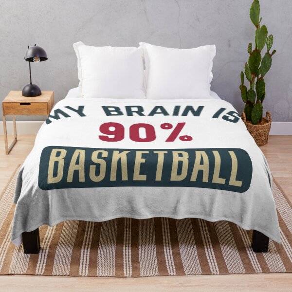 Item preview, My brain is 90% basketball (full) designed and sold by bumperapparels.
