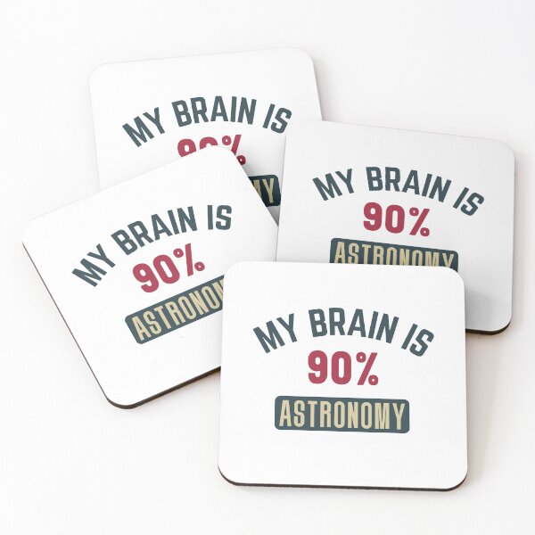Item preview, My brain is 90% astronomy (full) designed and sold by bumperapparels.