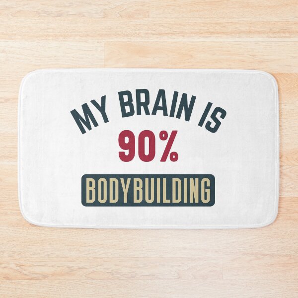 Item preview, My brain is 90% bodybuilding (full) designed and sold by bumperapparels.