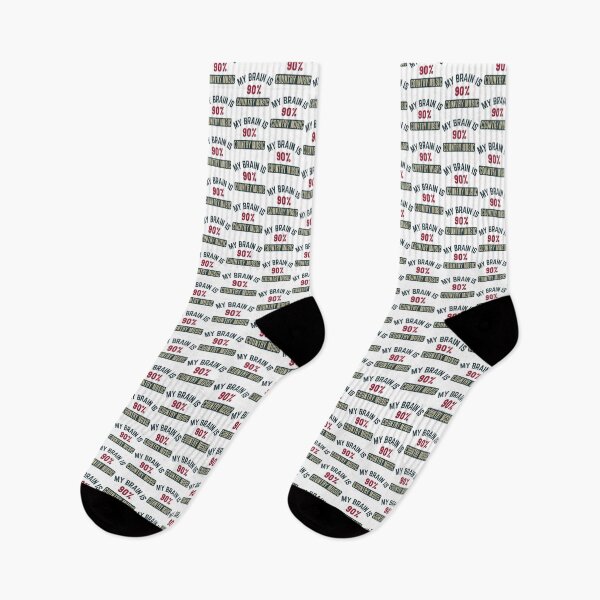 Item preview, My brain is 90% country music (full) designed and sold by bumperapparels.