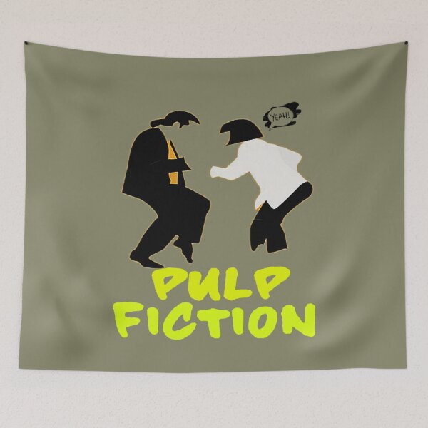 Aperçu de l'œuvre Pulp Fiction - La célèbre danse du film / Mia Wallace & Vincent Vega créée et vendue par olegarh.