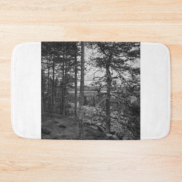 Item preview, The pines at the top of Aavasaksa 1 bw designed and sold by Jouko Lehto Photography.