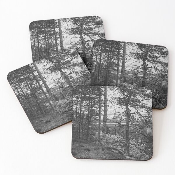 Item preview, The pines at the top of Aavasaksa 1 bw designed and sold by Jouko Lehto Photography.