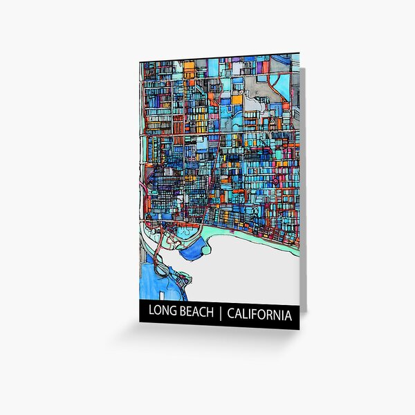 Long Beach, CA Greeting Card