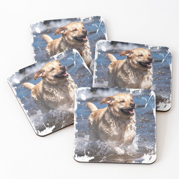 Item preview, Yellow Labrador Retriever portrait photo designed and sold by bdws.