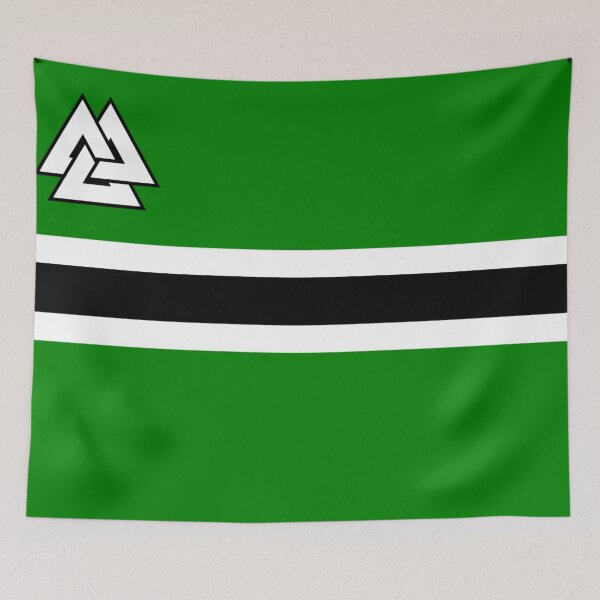Item preview, Vinland Flag With Celtic Knot designed and sold by Freihalt.