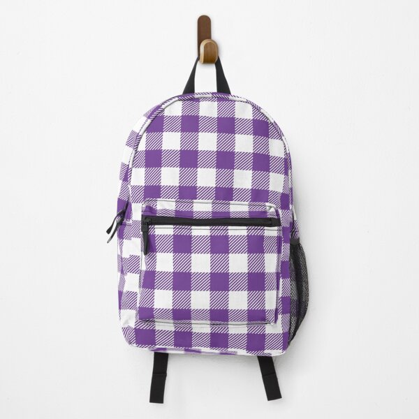 Item preview, Plaid (purple/white) designed and sold by Design Minds Boutique.