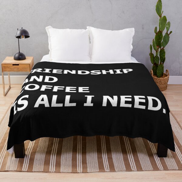 Item preview, friendship and coffee is all i need designed and sold by WOWSOMETHINGNEW.