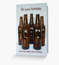 Birthday Beer Humor Greeting Card