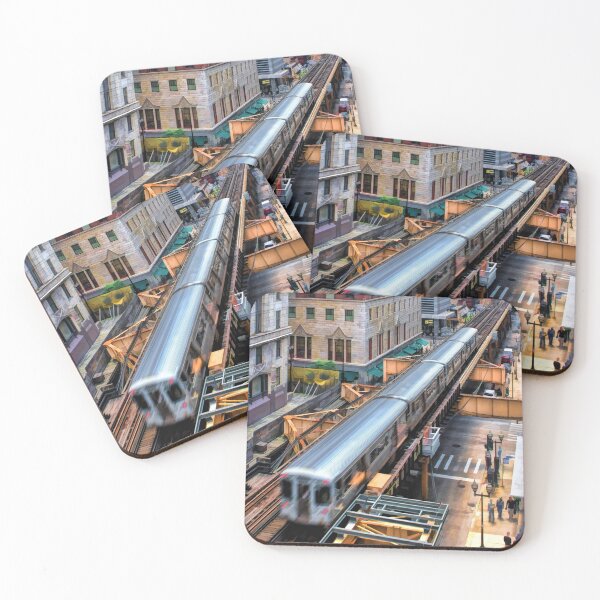 Item preview, Historic Chicago El Train Downtown designed and sold by Christopher Arndt.