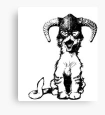 Dragonborn Kitty Canvas Print