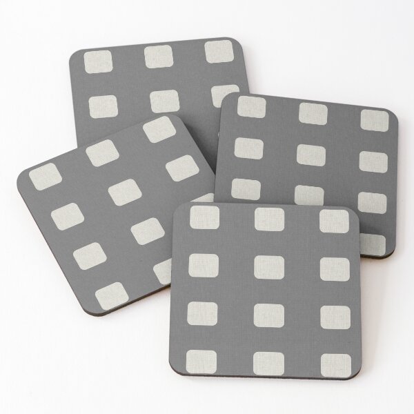 Item preview, Mid Century Modern Grey Cream Geomentric designed and sold by Gene Brown Designs.