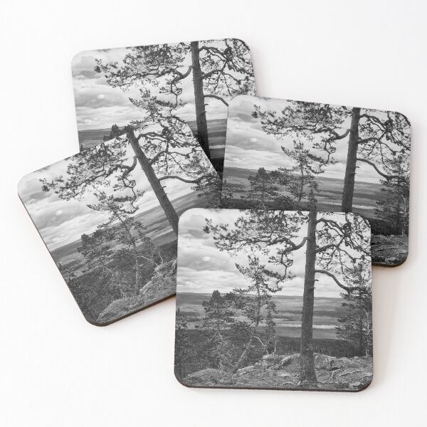 Item preview, The pines at the top of Aavasaksa 3 bw designed and sold by Jouko Lehto Photography.