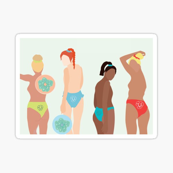 Scrunchie Squad Stickers Redbubble - angel dancegymcheer clothes roblox
