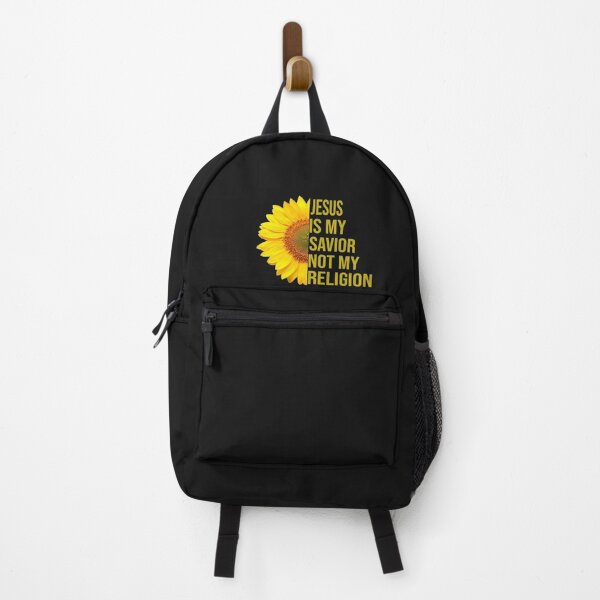 Artikelvorschau, Jesus ist mein Retter, nicht meine Religion. Christliche Geschenke Sonnenblume entworfen und verkauft von Esmilna Castillo.