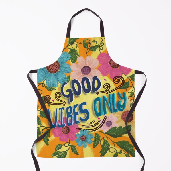 Item preview, Good Vibes Only bright and floral designed and sold by HeadOverEasel.