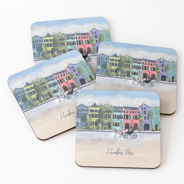 Item preview, Rainbow row designed and sold by AshRandallArt.