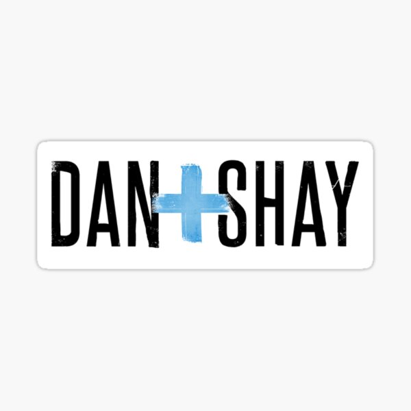 Dan and Shay logo Sticker.