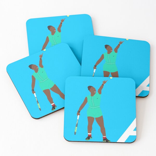 Item preview, Serena Williams Australian Open Vector Illustration designed and sold by bazostudio.