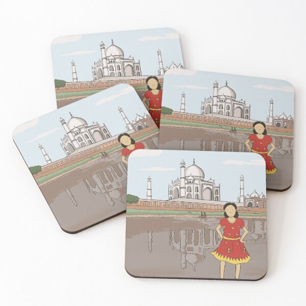Item preview, The Taj Mahal in India: girl standing in Yamuna river designed and sold by Smith and Co..