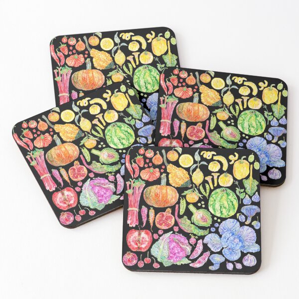 Item preview, Rainbow Harvest - Black designed and sold by beccaboyce.