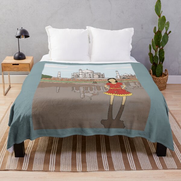 Item preview, The Taj Mahal in India: girl standing in Yamuna river designed and sold by Smith and Co..