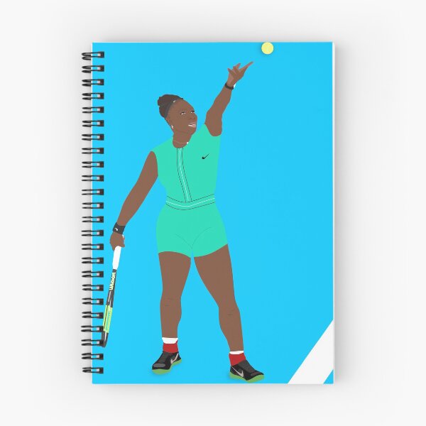 Item preview, Serena Williams Australian Open Vector Illustration designed and sold by bazostudio.