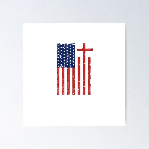 Item preview, Christian American Flag Design designed and sold by impac8designs.