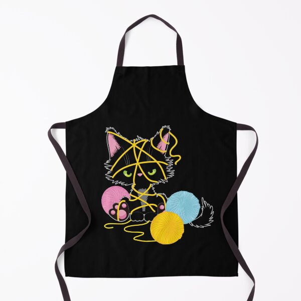Item preview, Bad Day - Black Kitten Misbehaving and Into Mischief designed and sold by ColorfulMystic.