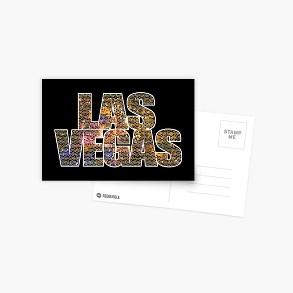 Las Vegas Strip Sin City Glamor Casino Nevada USA Postcard