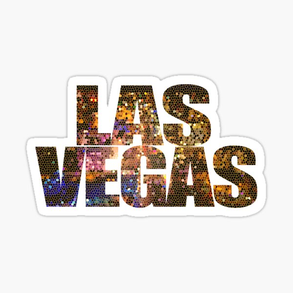 Las Vegas Strip Sin City Glamor Casino Nevada USA Sticker