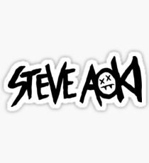 STEVE AOKI - LOGO Sticker