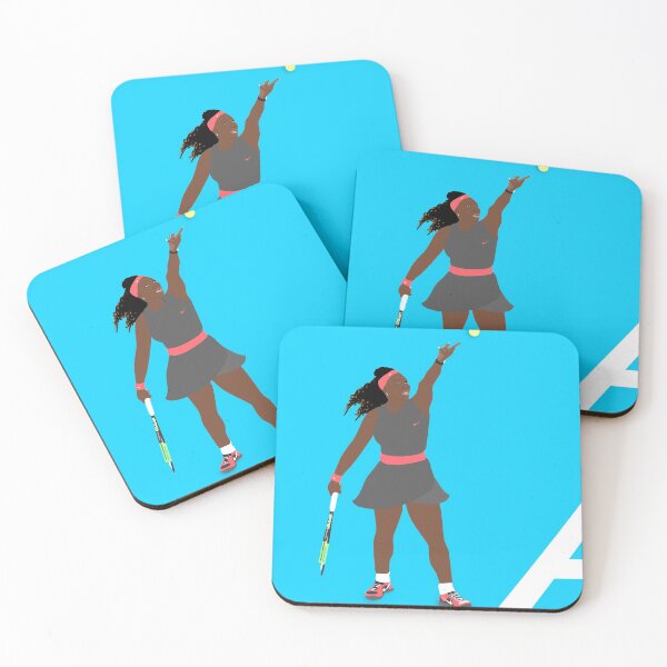 Item preview, Serena Williams US Open Vector Illustration designed and sold by bazostudio.